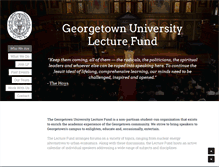 Tablet Screenshot of lecturefund.com